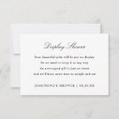 シャワーカスタムの色を白黒で表示 出欠カード (正面)