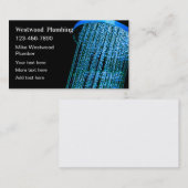 シャワーカッコいい水配管 名刺 (正面/裏面)