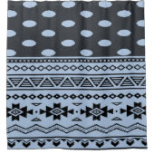 シャワーカーアステカテン シャワーカーテン (正面)