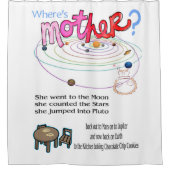 シャワーカーテンお母さんは？ シャワーカーテン (正面)