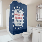 シャワーカーテンからのスムーズなセーリング シャワーカーテン (インサイチュ)