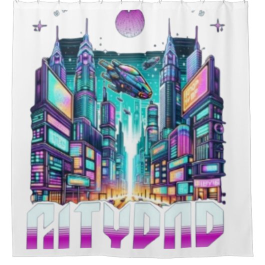 シャワーカーテンこすり – -dub-dub、tをアップグレードする時間 シャワーカーテン (正面)