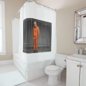 シャワーカーテンで切り株 シャワーカーテン (インサイチュ)