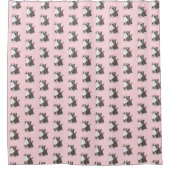 シャワーカーテンとベビーの子猫 – Your Colors シャワーカーテン (正面)