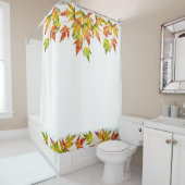 シャワーカーテンにシルバーメープル シャワーカーテン (インサイチュ)