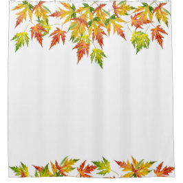 シャワーカーテンにシルバーメープル シャワーカーテン