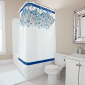 シャワーカーテンにドッウッドの花 シャワーカーテン (インサイチュ)