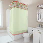 シャワーカーテンに様々な芍薬 シャワーカーテン (インサイチュ)