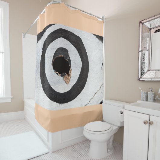 シャワーカーテンに涙を浮かべる シャワーカーテン (インサイチュ)