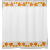 シャワーカーテンに秋が落ちそうなトイレ シャワーカーテン (正面)