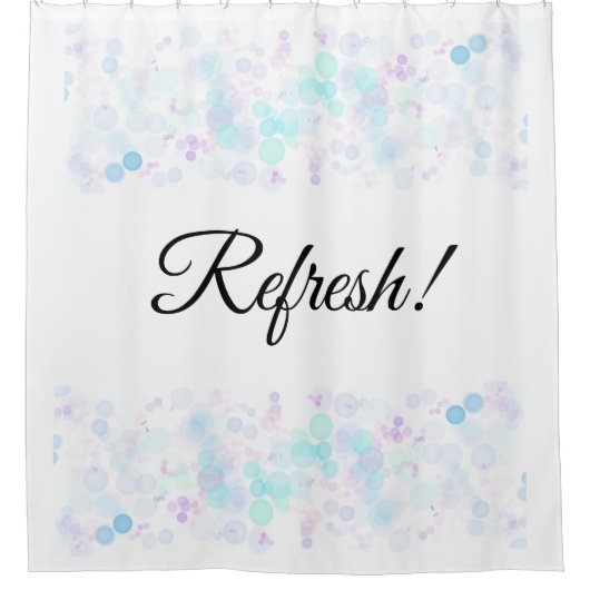 シャワーカーテンの更新 シャワーカーテン (正面)