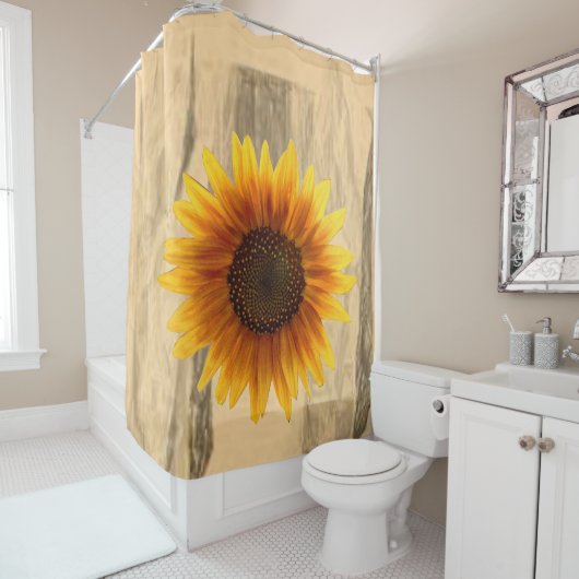 シャワーカーテンひまわり シャワーカーテン (インサイチュ)