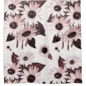 シャワーカーテンひまわり シャワーカーテン (正面)