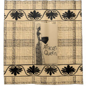 シャワーカーテンアフリカ シャワーカーテン (正面)