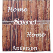 シャワーカーテンウッドホームスイートホーム シャワーカーテン (正面)