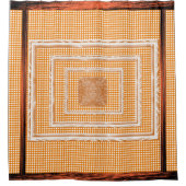 シャワーカーテンオレンジ シャワーカーテン (正面)