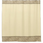 シャワーカーテンオーチャー金ゴールド、水の外観縁ど シャワーカーテン (正面)