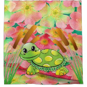 シャワーカーテンカメ シャワーカーテン (正面)