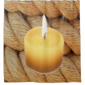 シャワーカーテンキャンドルロープ シャワーカーテン (正面)