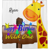 シャワーカーテンキリン シャワーカーテン (正面)