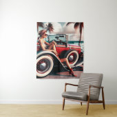 シャワーカーテンクラシックカー タペストリー (インサイチュ)