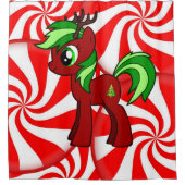 シャワーカーテンクリスマス シャワーカーテン (正面)