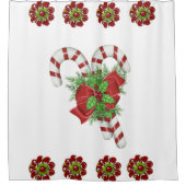 シャワーカーテンクリスマス シャワーカーテン (正面)