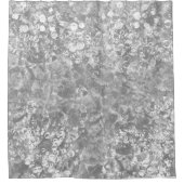 シャワーカーテングレーの海バブル シャワーカーテン (正面)