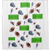 シャワーカーテンサッカー シャワーカーテン (正面)
