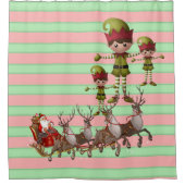 シャワーカーテンサンタ シャワーカーテン (正面)