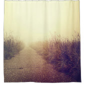 シャワーカーテンサンライズ通路歩道サイドW シャワーカーテン (正面)