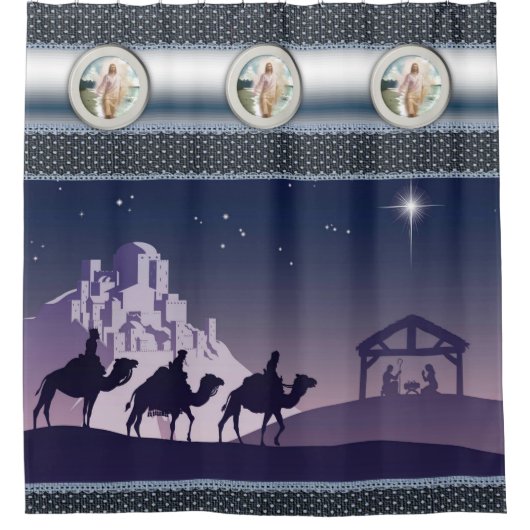 シャワーカーテンジュース シャワーカーテン (正面)