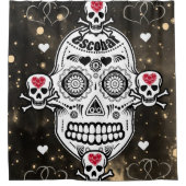 シャワーカーテンスカル シャワーカーテン (正面)