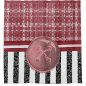 シャワーカーテンストライプ シャワーカーテン (正面)