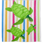 シャワーカーテンストライプ シャワーカーテン (正面)