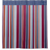 シャワーカーテンストライプ シャワーカーテン (正面)