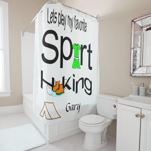 シャワーカーテンスポーツハイキング シャワーカーテン (インサイチュ)