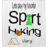 シャワーカーテンスポーツハイキング シャワーカーテン (正面)