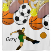 シャワーカーテンスポーツ シャワーカーテン (正面)