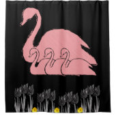 シャワーカーテンスワン シャワーカーテン (正面)