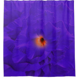 シャワーカーテンソードフラワーパープル乗算 シャワーカーテン