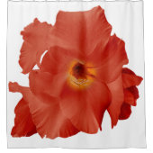 シャワーカーテンソードリリーレッドイエロー シャワーカーテン (正面)