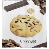 シャワーカーテンチョコレートチップ シャワーカーテン (正面)