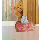 シャワーカーテンテディベア シャワーカーテン (正面)