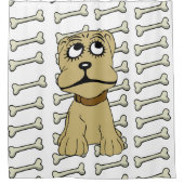 シャワーカーテンドッグボーン シャワーカーテン (正面)