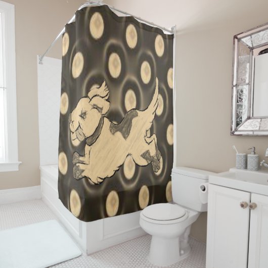 シャワーカーテンドッグ シャワーカーテン (インサイチュ)