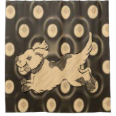 シャワーカーテンドッグ シャワーカーテン (正面)