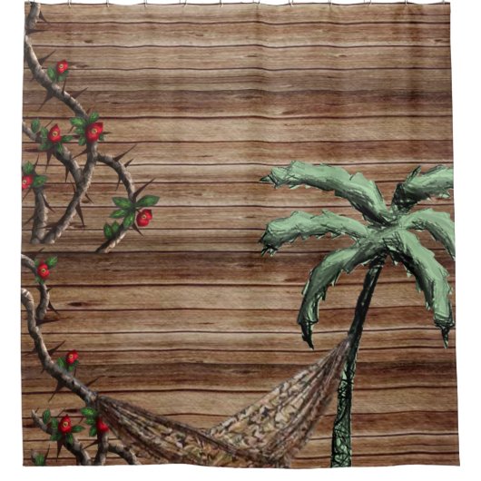 シャワーカーテンハンモック シャワーカーテン (正面)