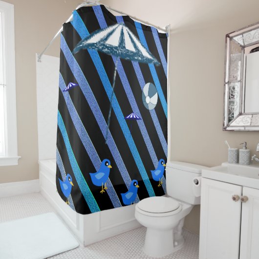 シャワーカーテンバード シャワーカーテン (インサイチュ)