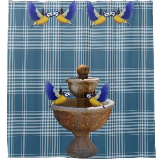 シャワーカーテンバード シャワーカーテン (正面)